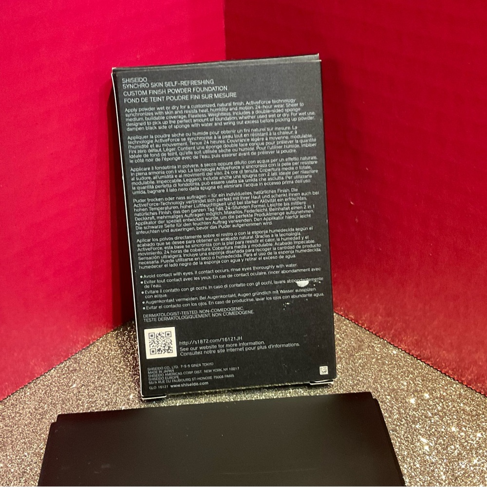 SHISEIDO Synchro powder foundation- OAK #340 - Picture 4 of 11